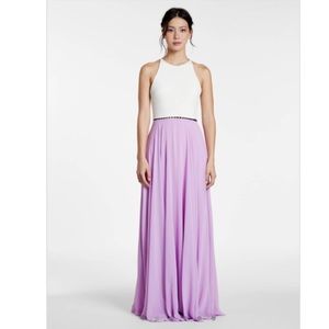 Halston Heritage Color Blocked Gown